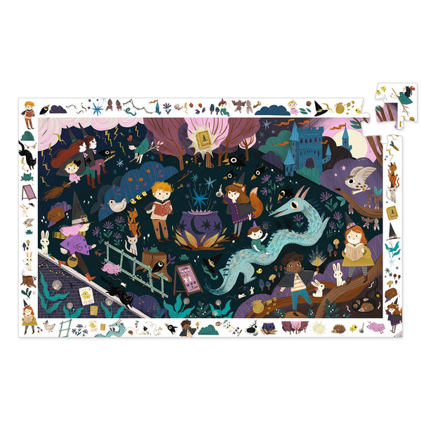 Djeco 54 Piece The Sorcerer's Apprentices Observation Jigsaw Puzzle
