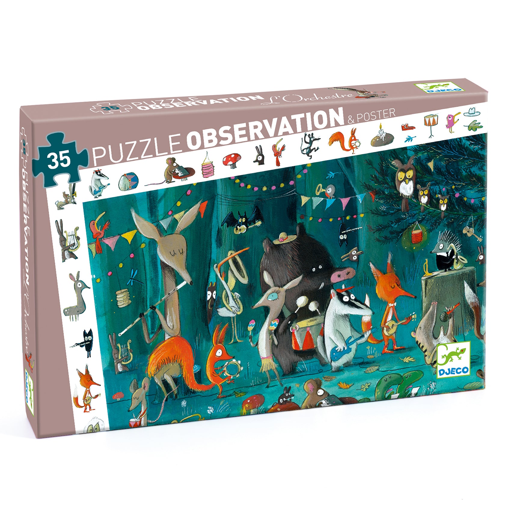 Djeco 35 Piece The Orchestra Observation Puzzle
