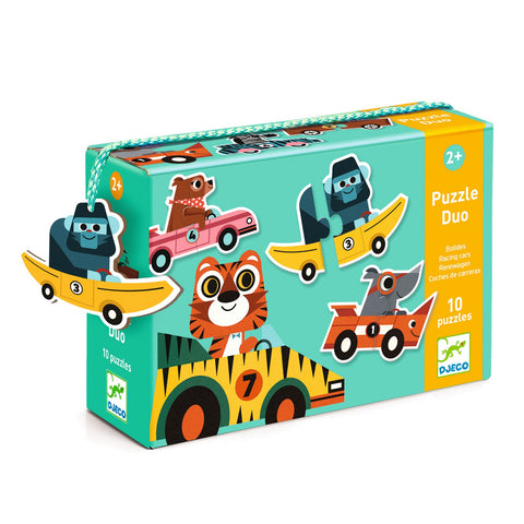 Djeco Racing Cars Puzzle Duo