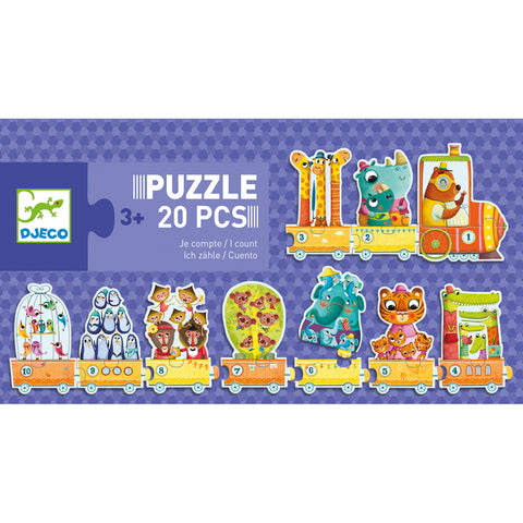 Djeco 20 Piece "I Count" Puzzle