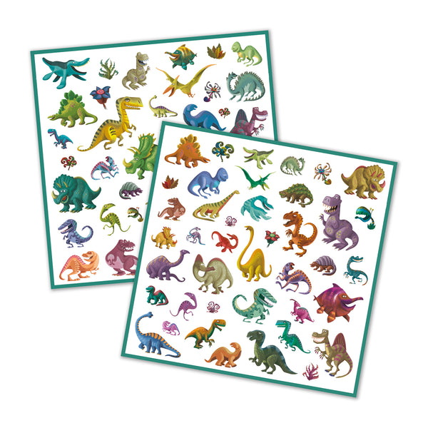 Djeco 160 Dinosaur Stickers