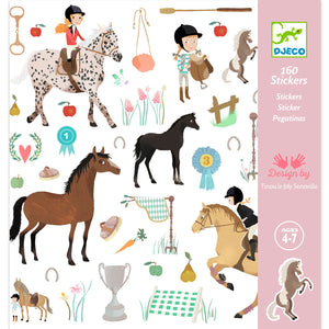 Djeco 160 Horse Stickers