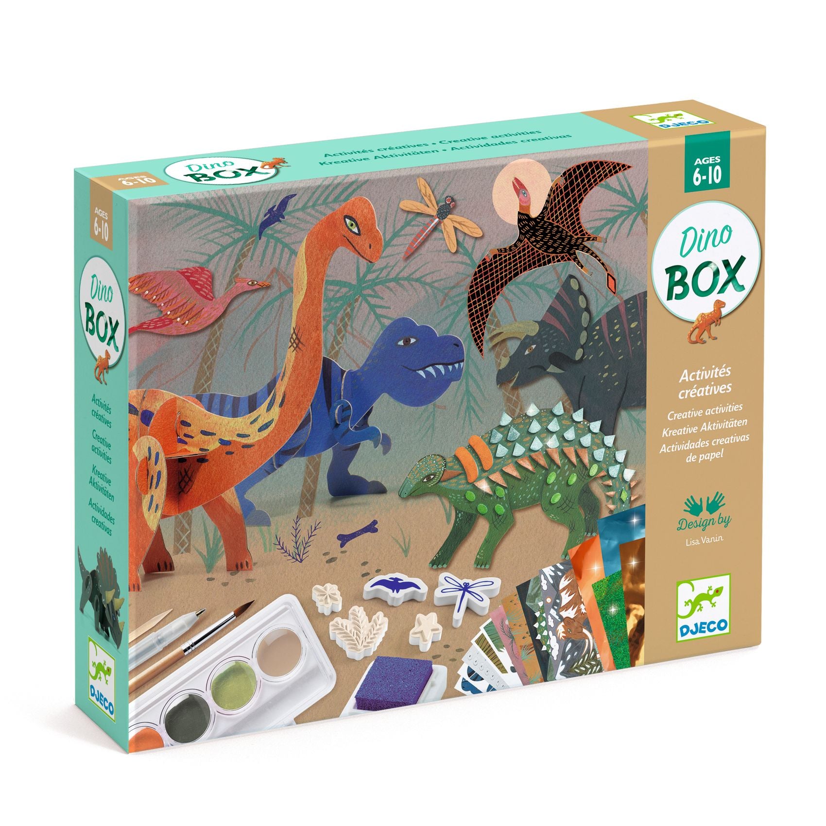Djeco The World of Dinosaurs Multi Activity Kit