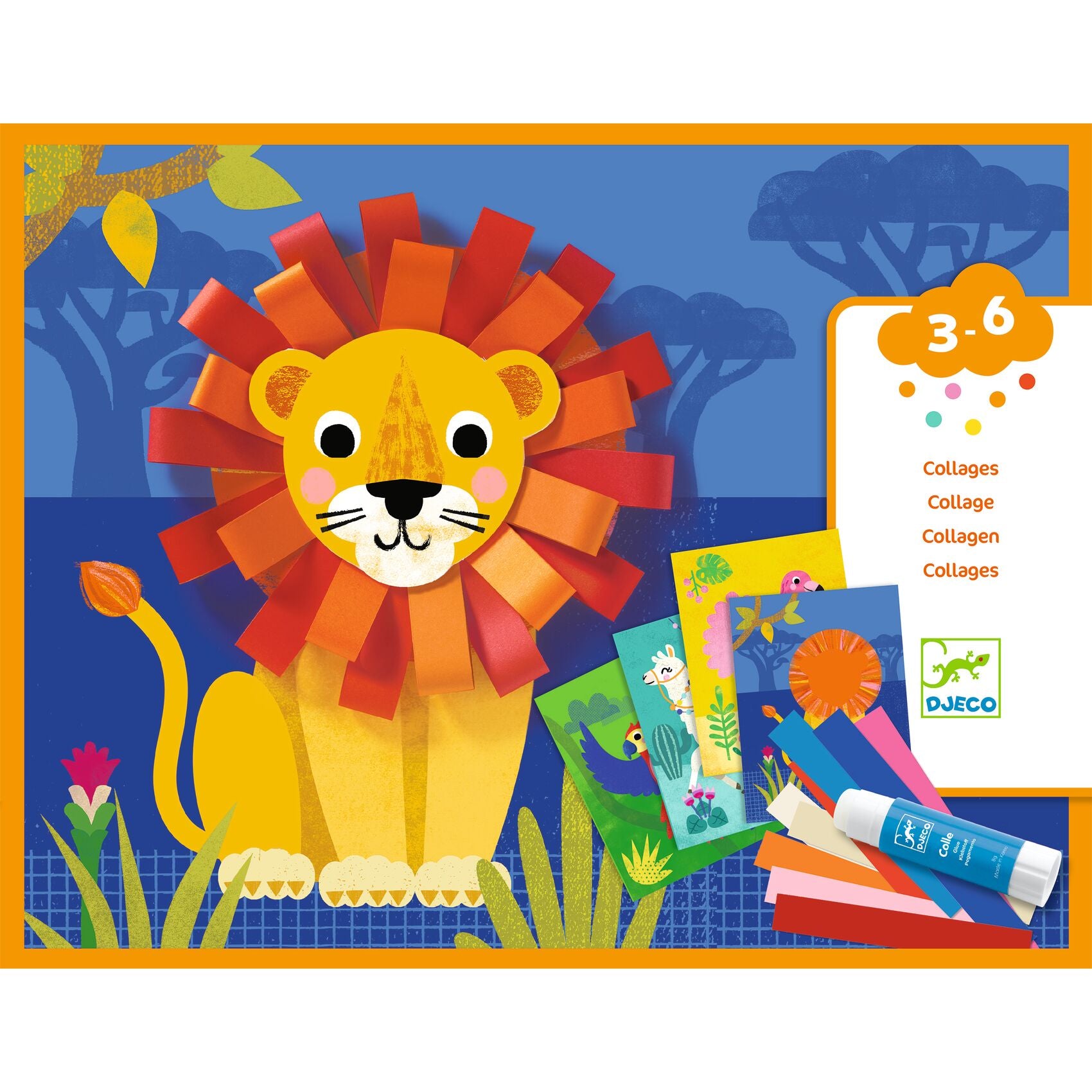 Djeco Small Loops Collage Activity Kit